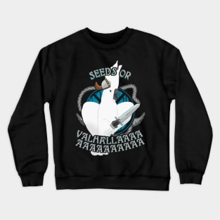 seeds or VALHALLA - cockatoo Crewneck Sweatshirt